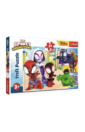 Puzzle 24 maxi. Spidey si prietenii lui extraordinari