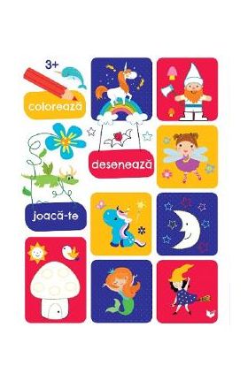 Coloreaza, deseneaza, joaca-te 3 ani+
