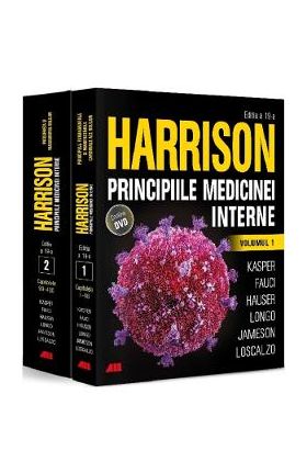 Harrison. Principiile medicinei interne Vol.1 + Vol.2 + DVD - Dennis L. Kasper, Anthony S. Fauci, Stephen L. Hauser, Dan L. Longo, J. Larry Jameson, Joseph Loscalzo