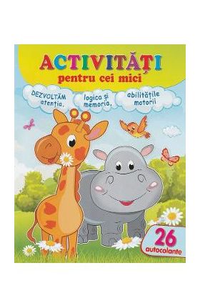 Activitati pentru cei mici: Girafa. 26 autocolante