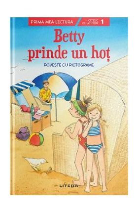 Betty prinde un hot. Poveste cu pictograme. Nivelul 1