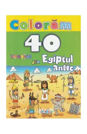 Coloram 40 imagini. Egiptul antic