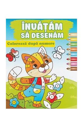 Coloreaza dupa numere. Invatam sa desenam