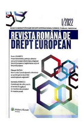 Revista romana de drept european Nr.1/2022