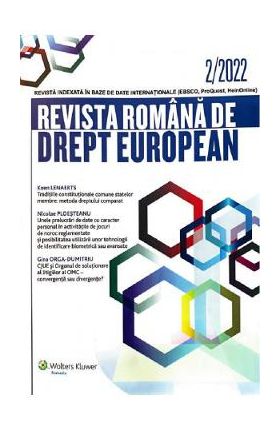 Revista romana de drept european Nr.2/2022