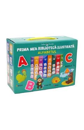Bebe invata. Prima mea biblioteca ilustrata: Alfaabetul. Cutie 8 carticele