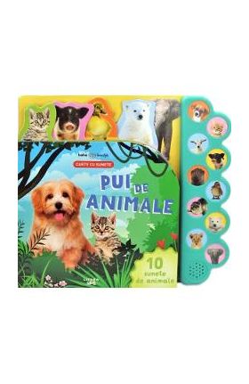Bebe invata. Pui de animale. Carte cu sunete