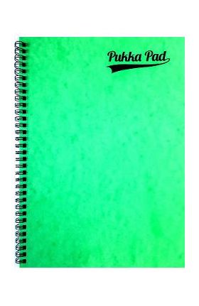 Caiet dictando cu spirala: Pukka Pad. Verde deschis
