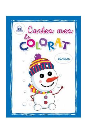 Cartea mea de colorat: Iarna