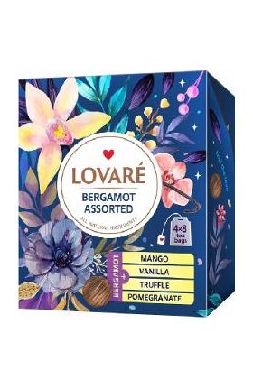 Set ceai: 4 arome x 8 pliculete. Bergamot Assorted