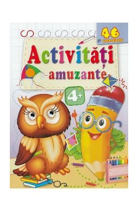 Activitati amuzante. Bufnita 46 autocolante 4 ani+