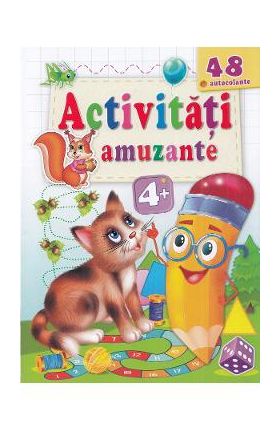 Activitati amuzante. Pisicuta 48 autocolante 4 ani+