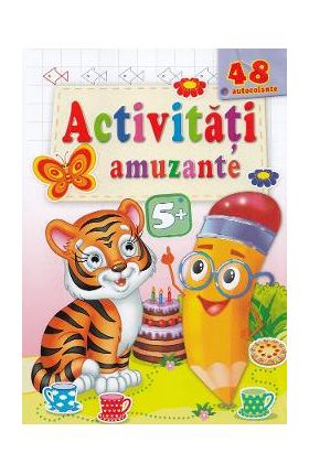 Activitati amuzante. Tigrisorul 48 autocolante 5 ani+