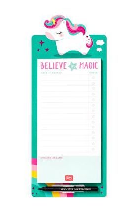 Carnet magnetic: Don't forget.Unicorn