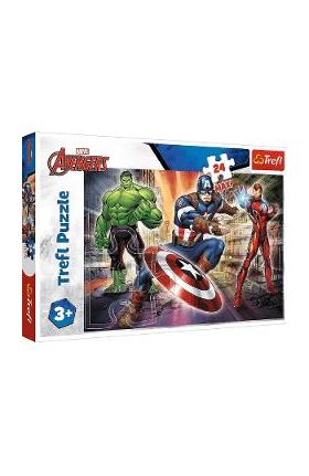 Puzzle 24 maxi. Eroi: Avengers