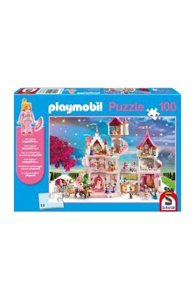 Puzzle 100. Castelul printesei + figurina