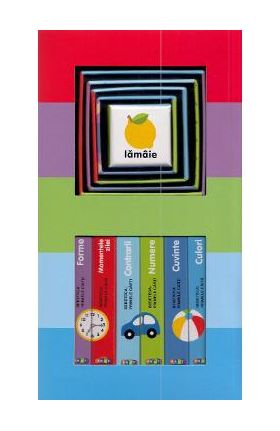 Bebe invata. Set educativ: 6 carti + 6 cuburi