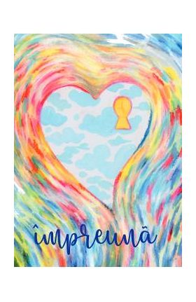 Felicitare inima pictata: Seria Love. Impreuna