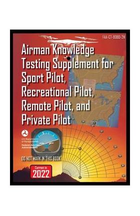 Airman Knowledge Testing Supplement for Sport Pilot, Recreational Pilot, Remote Pilot, and Private Pilot: Faa-Ct-8080-2h - Federal Aviation Administration (faa)