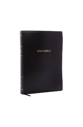 KJV, Reference Bible, Super Giant Print, Leather-Look, Black, Red Letter Edition - Thomas Nelson