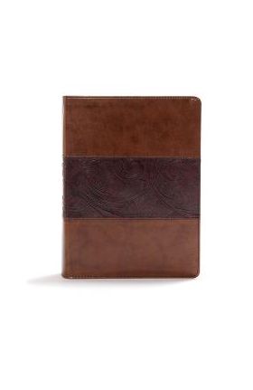 CSB Study Bible, Mahogany Leathertouch - Csb Bibles By Holman