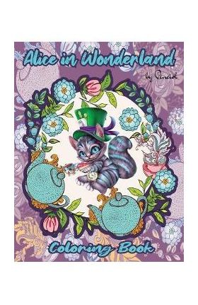 Alice in Wonderland Coloring Book: A whimsical coloring book for adults Adult coloring book Alice in Wonderland - Penciol Press