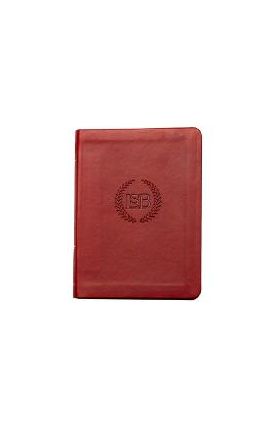 Legacy Standard Bible, New Testament with Psalms and Proverbs LOGO Edition - Burgundy Faux Leather - Steadfast Bibles