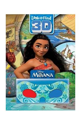 Disney Moana: Look and Find 3D - Pi Kids