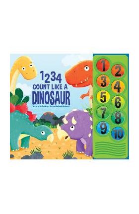 1 2 3 4 Count Like a Dinosaur - Erin Rose Wage