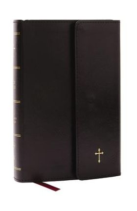 NKJV Compact Paragraph-Style Bible W/ 43,000 Cross References, Black Leatherflex W/ Magnetic Flap, Red Letter, Comfort Print: Holy Bible, New King Jam - Thomas Nelson