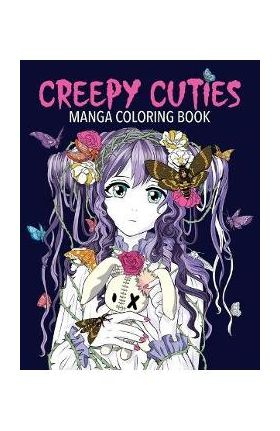 Creepy Cuties Manga Coloring Book - Desti