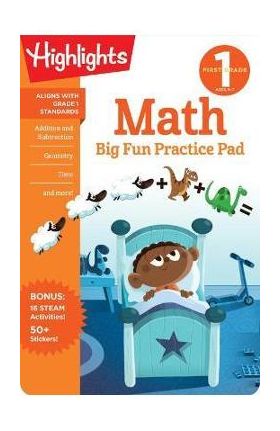 First Grade Math Big Fun Practice Pad - Highlights Learning