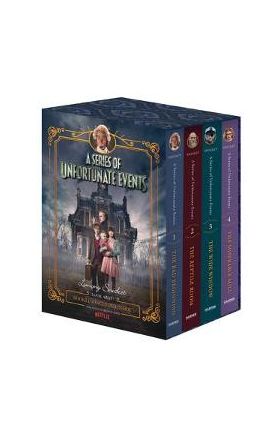 A Series of Unfortunate Events #1-4 Netflix Tie-In Box Set - Lemony Snicket