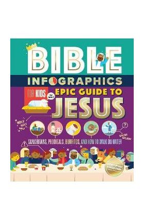 Bible Infographics for Kids Epic Guide to Jesus: Samaritans, Prodigals, Burritos, and How to Walk on Water - Harvest House Publishers