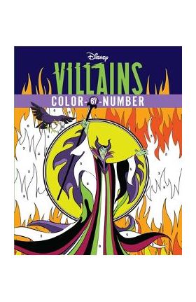 Disney Villains Color-By-Number - Editors Of Thunder Bay Press