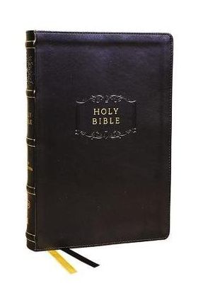 Kjv, Center-Column Reference Bible with Apocrypha, Leathersoft, Black, 73,000 Cross-References, Red Letter, Comfort Print: King James Version - Thomas Nelson