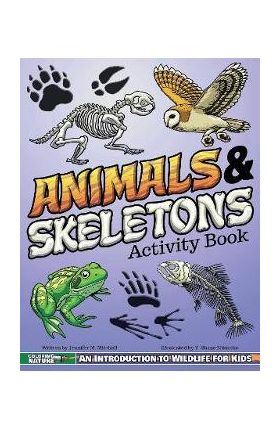 Animals & Skeletons Activity Book: An Introduction to Wildlife for Kids - Jennifer M. Mitchell