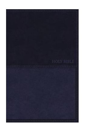 KJV, Value Thinline Bible, Compact, Leathersoft, Blue, Red L