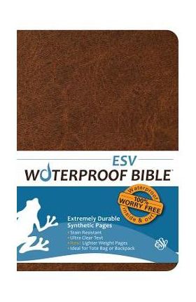 Waterproof Bible-Esv-Brown - Bardin & Marsee Publishing