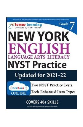 New York State Test Prep: Grade 7 English Language Arts Literacy (ELA) Practice Workbook and Full-length Online Assessments: NYST Study Guide - Lumos Learning