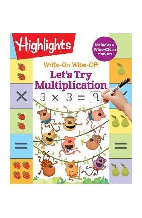 Write-On Wipe-Off Let's Try Multiplication - Highlights Learning