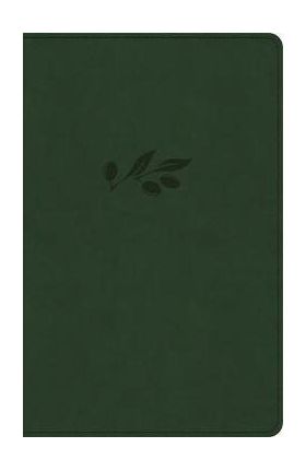 NASB Large Print Personal Size Reference Bible, Olive Leathertouch - Holman Bible Publishers