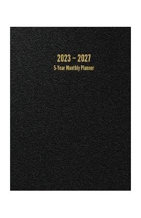 2023 - 2027 5-Year Monthly Planner: 60-Month Calendar (Black) - Large - I. S. Anderson