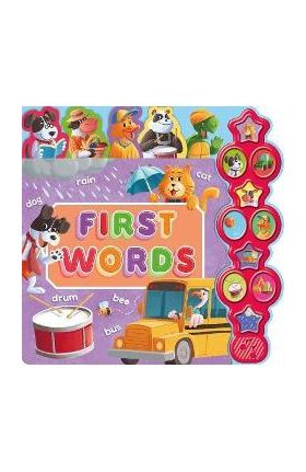 First Words: Interactive Children's Sound Book with 10 Buttons - Igloobooks