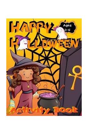 Happy Halloween Activity Book for Kids - Zazuleac World