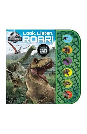 Jurassic World: Look, Listen, Roar Sound Book - Pi Kids