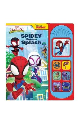 Disney Junior Marvel Spidey and His Amazing Friends: Spidey Makes a Splash Sound Book - Pi Kids