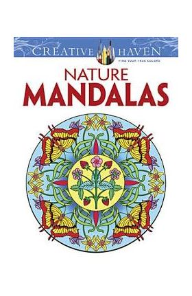 Creative Haven Nature Mandalas Coloring Book - Marty Noble