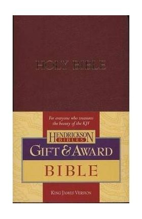 Gift & Award Bible-KJV - Hendrickson Publishers