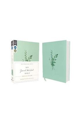Niv, Journal the Word Bible, Double-Column, Cloth Over Board, Teal, Red Letter Edition, Comfort Print: Reflect, Take Notes, or Create Art Next to Your - Zondervan